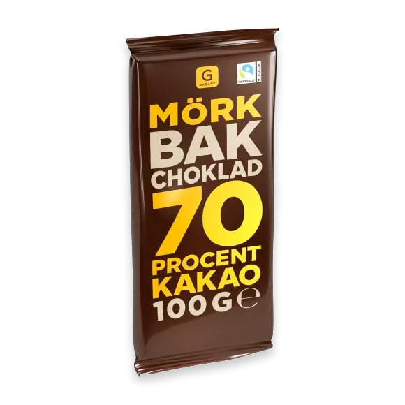 Mörk 70% Bakchoklad