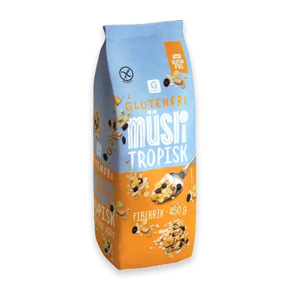 Müsli Tropisk Glutenfri