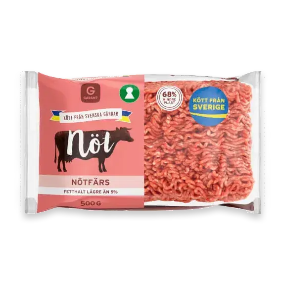 Nötfärs 5% Sverige