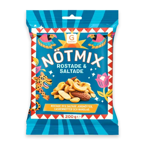 Nötmix Rostade & Saltade