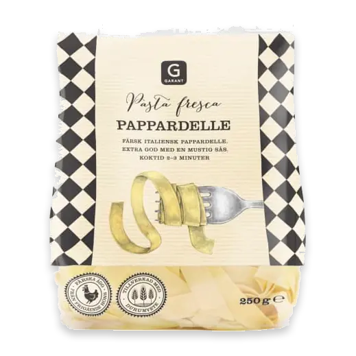 Pappardelle Färsk Pasta