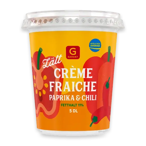 Paprika Chili Lätt Crème Fraiche 11%