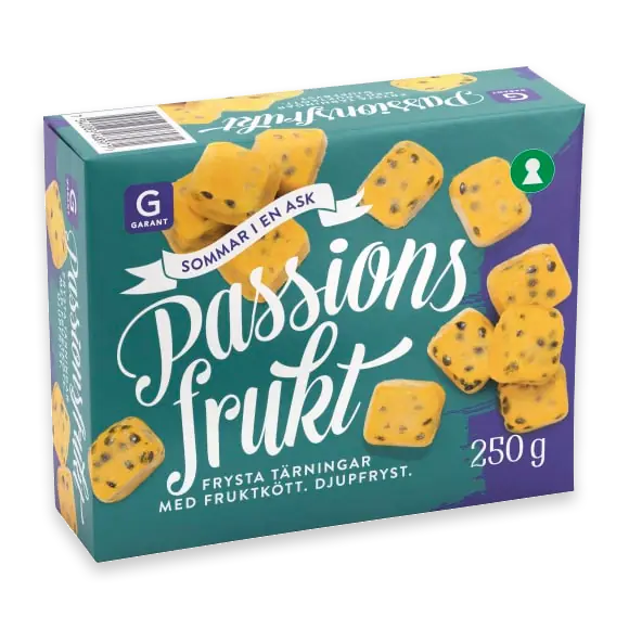 Passionsfrukt Fryst