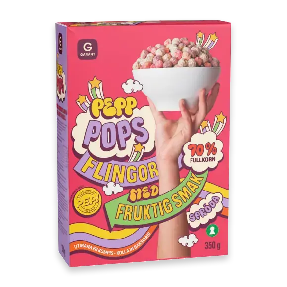 Pepp Pops Fruktig Smak Flingor