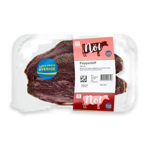 Pepparbiff av Nöt Sverige