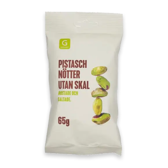 Pistaschkärnor Utan Skal Rostade Och Saltade