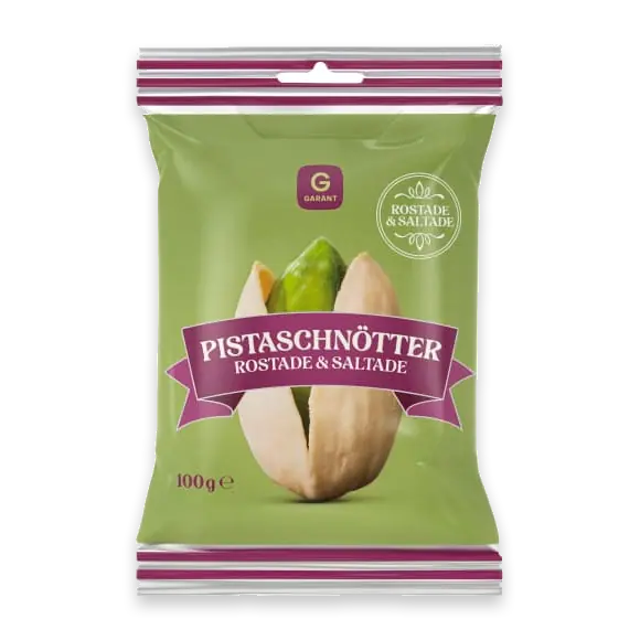 Pistaschnötter Rostade Saltade