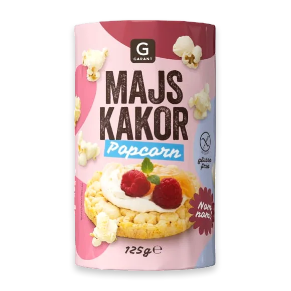 Popcorn Majskakor