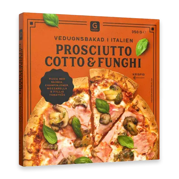Prosciutto Pizza Fryst