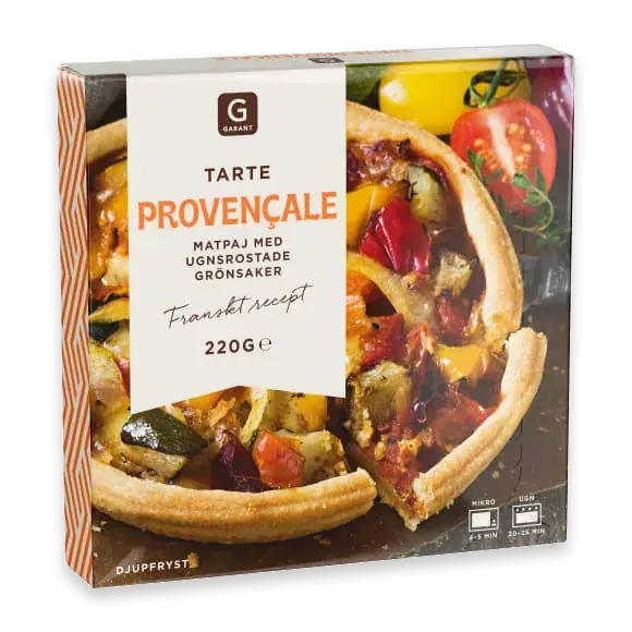 Provençale Grönsakspaj Fryst/1 Port