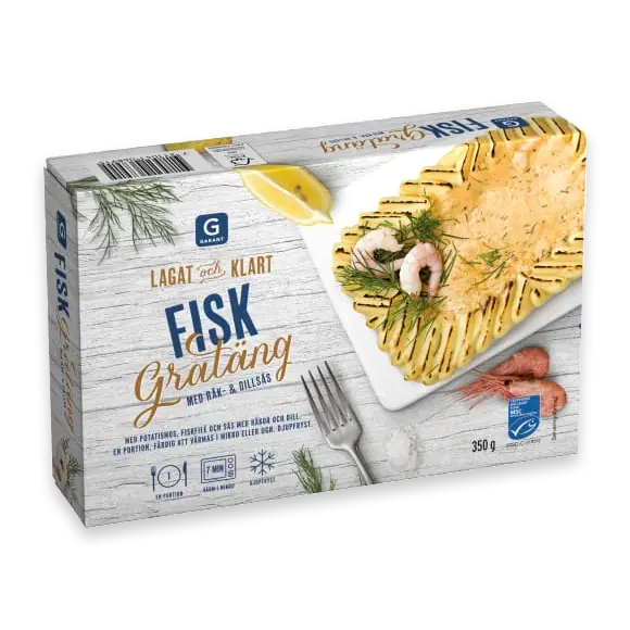 Räk & Dillsås Fiskgratäng Fryst/1 Port