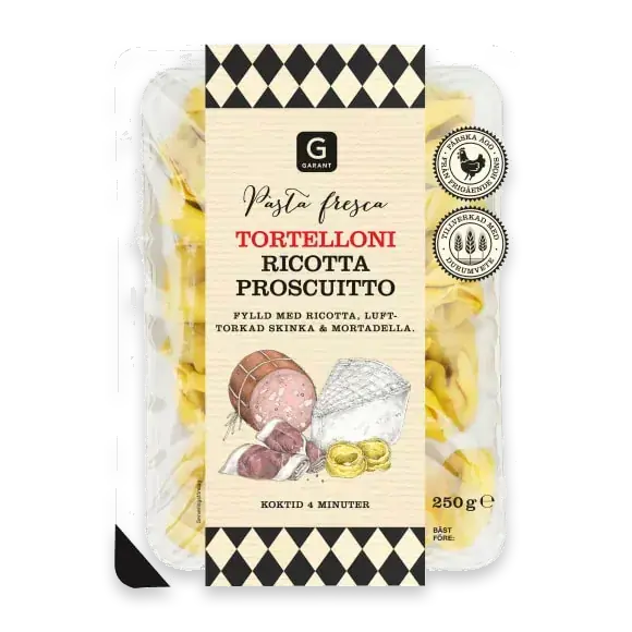 Ricotta Prosciutto Tortelloni