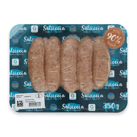 Salsicciakorv Färsk Sverige