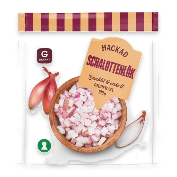 Schallotenlök Hackad Fryst
