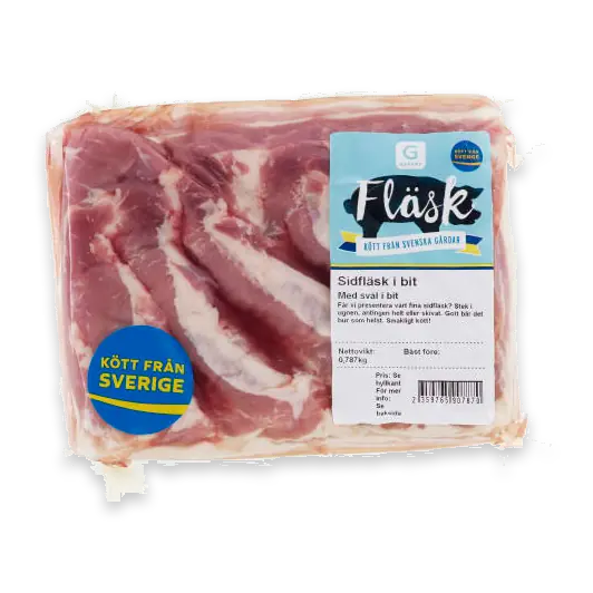 Sidfläsk Bit Sverige