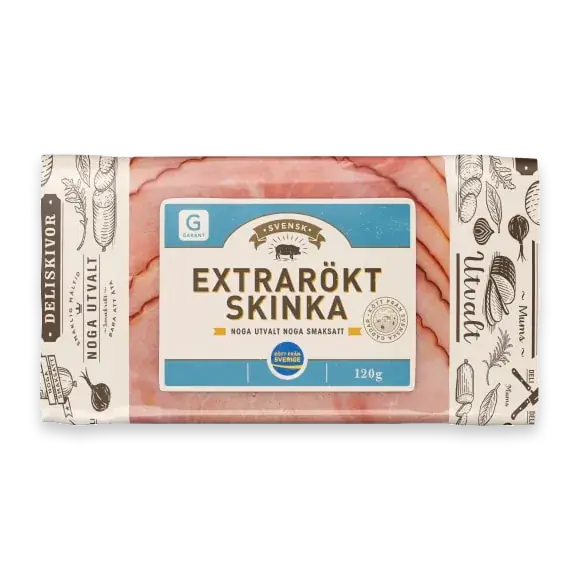 Skinka Extrarökt Deliskivor