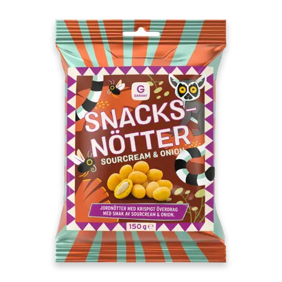 Snacksnöt Sourcream Onion