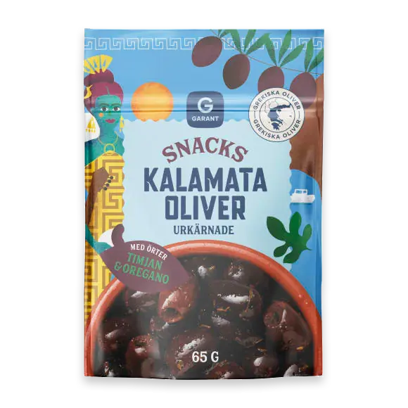Snacksoliv Kalamata M Örter