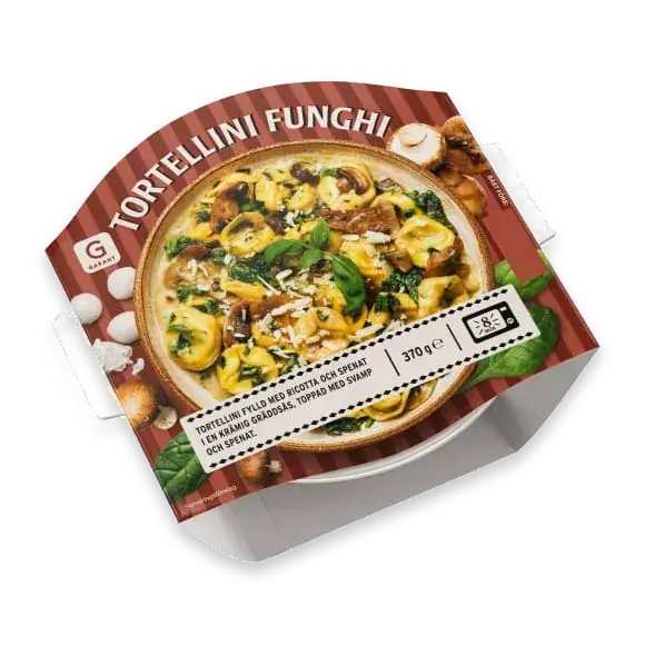 Svamp Tortellini Pasta Bowls