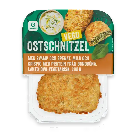 Svamp&spenat Ostschnitzel