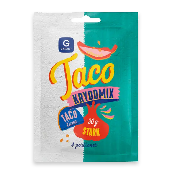 Taco Kryddmix Stark