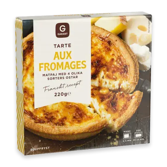Tarte Aux Fromages Ost Paj Fryst/1 Port