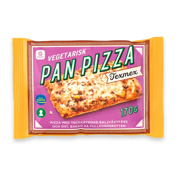 Texmex Pan Pizza Vegetarisk