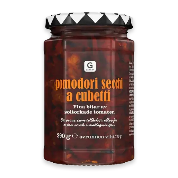 Tomater Soltorkade Bitar
