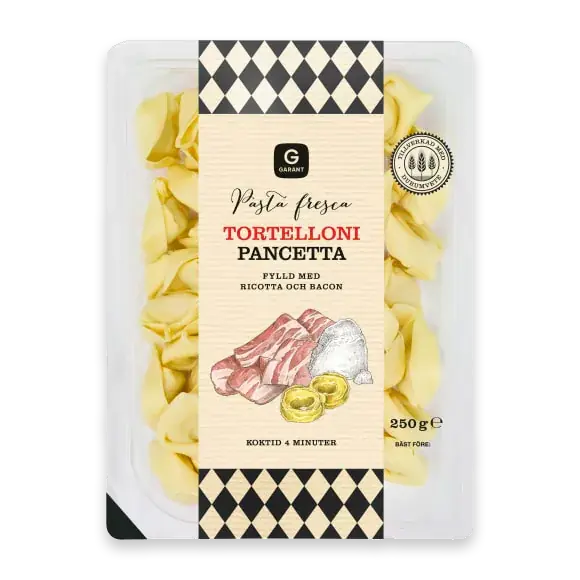 Tortelloni Pancetta Ricotta & Bacon