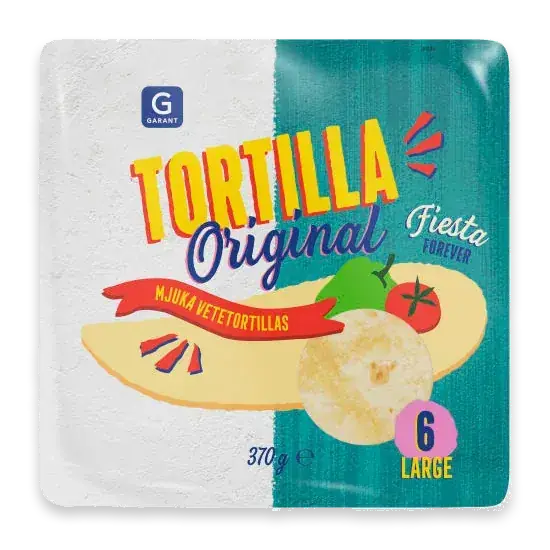 Tortilla Original Large 6-pack