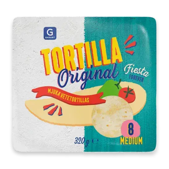 Tortilla Original Medium 8-pack