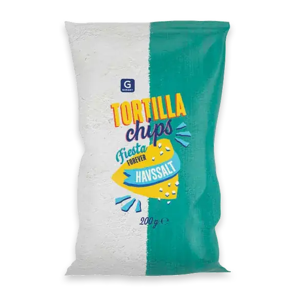 Tortillachips Havssalt
