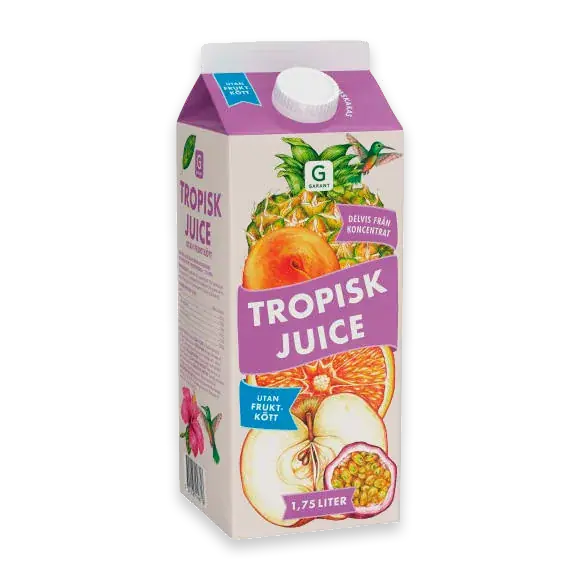 Tropisk Juice Utan Fruktkött