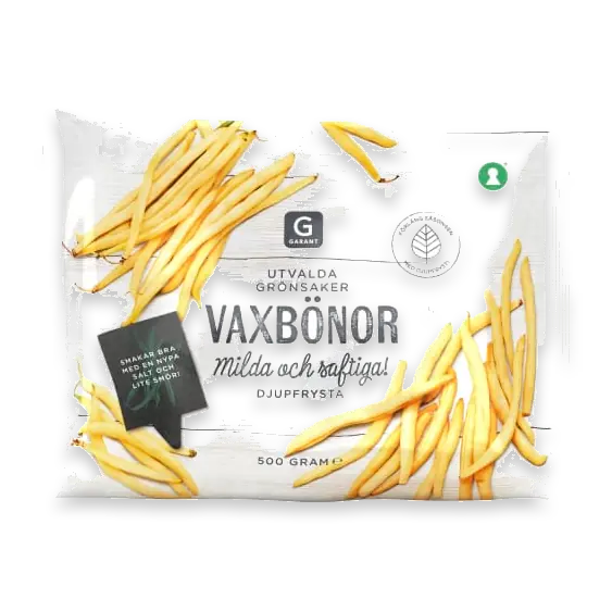Vaxbönor Frysta