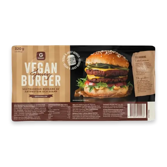 Vegan Burger Frysta 4x80g