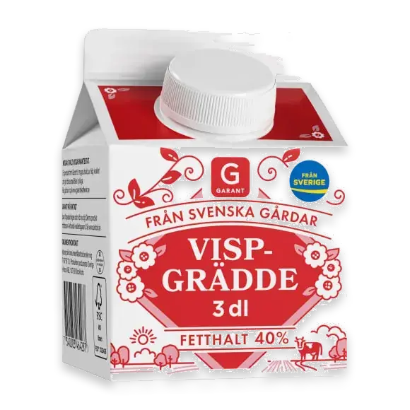 Vispgrädde 40%