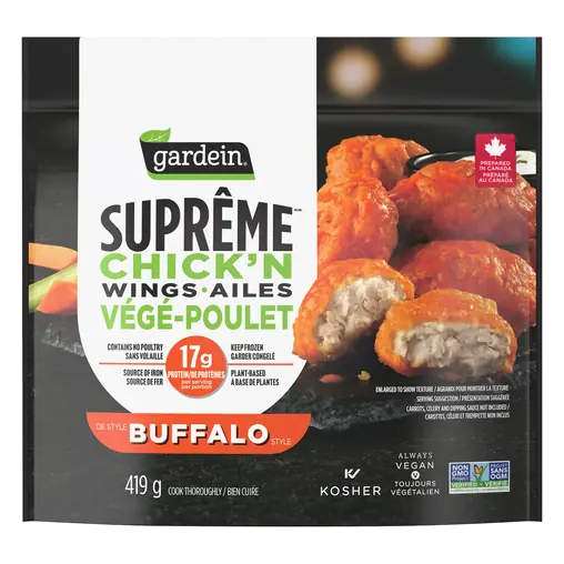 Supreme Plant Based Frozen Chick'n Wings Buffalo 419 g