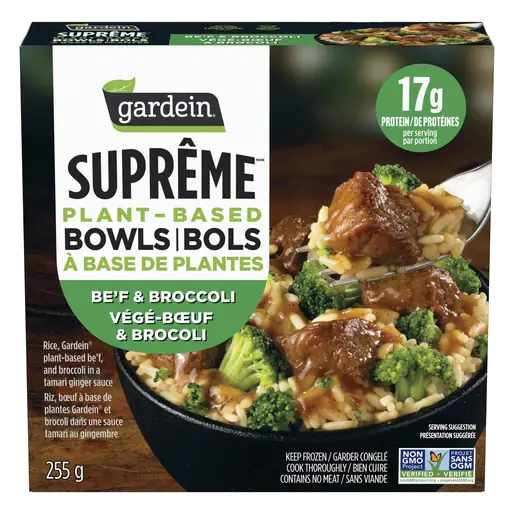 Supreme Plant Based Frozen Meal Be'f & Broccoli 255 g