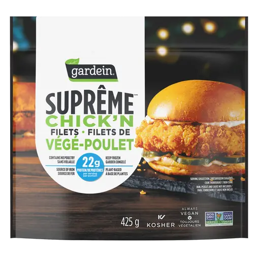 Vegan Frozen Supreme Chick'n Filets 425 g