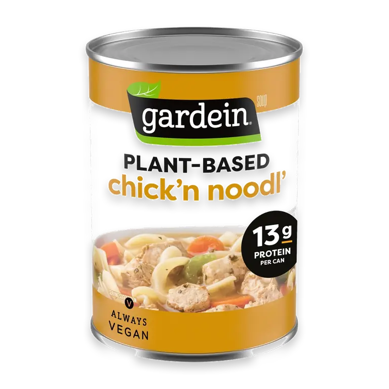 Plant-Based Chick'n Noodl' Soup