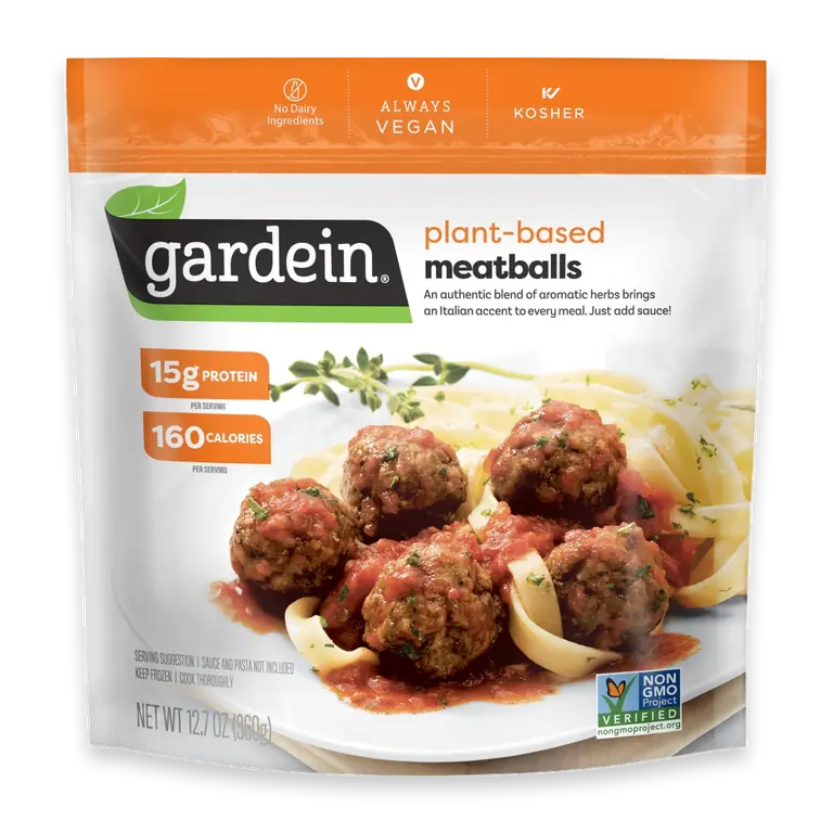 Plant-Based Classic Meatballs, Frozen Meat Alternative
