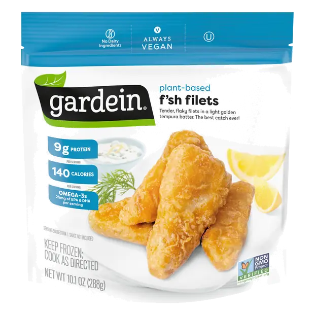 Plant-Based F'sh Filets Frozen