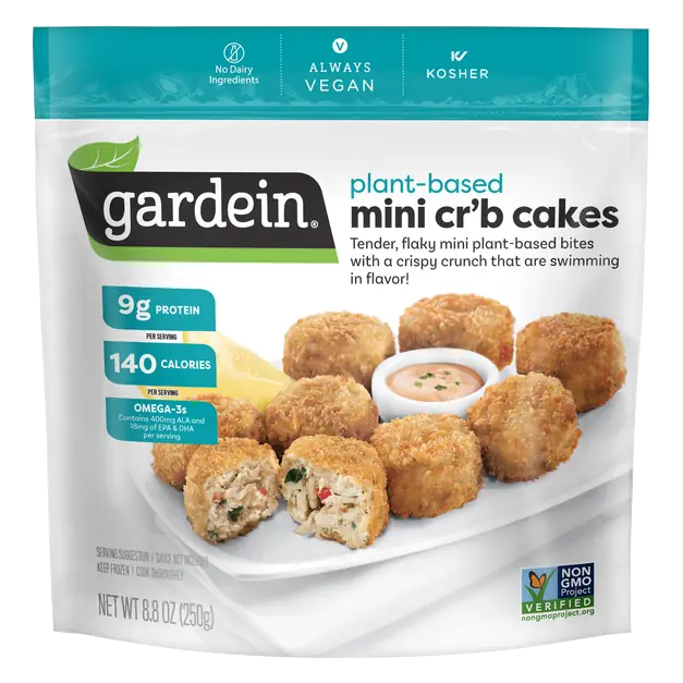 Plant-Based Mini Cr'b Cakes Frozen