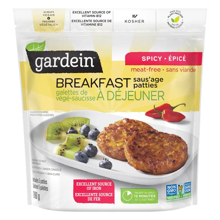 Spicy Breakfast Saus'age Patties 190 g (frozen)