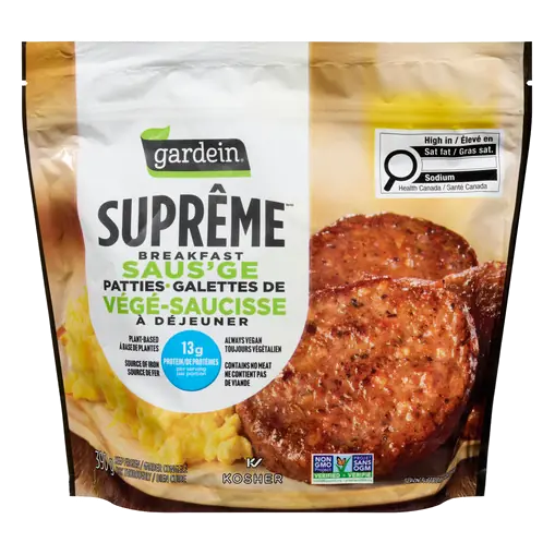 Suprême Plant Based Frozen Breakfast Saus'ge Patties 390 g