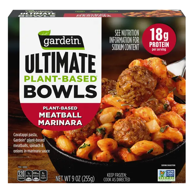Ultimate Plant-Based Bowls Meatball Marinara Frozen Meal