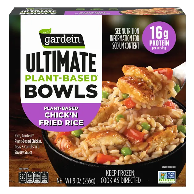 Ultimate Plant-Based Chick'n Fried Rice Bowl Frozen Meal