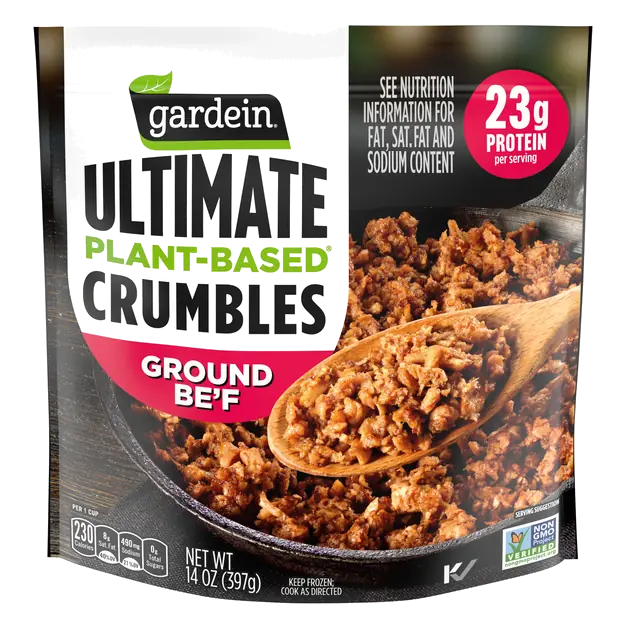 Ultimate Plant-Based Ground Be'f Crumbles Frozen
