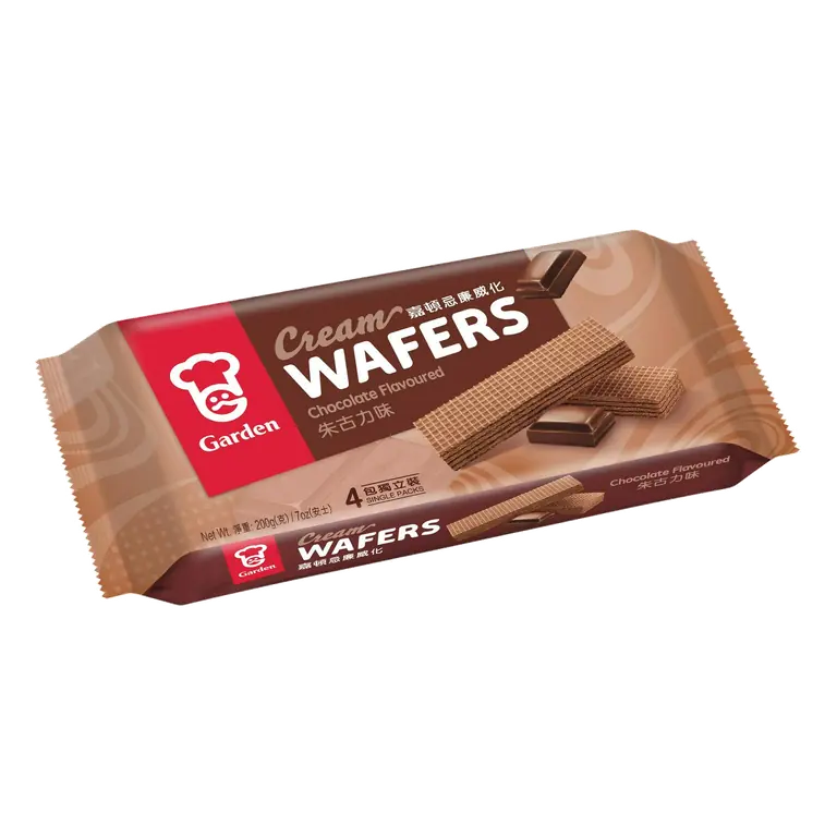 Cream Wafers Chocolate Flavoured x4 200g