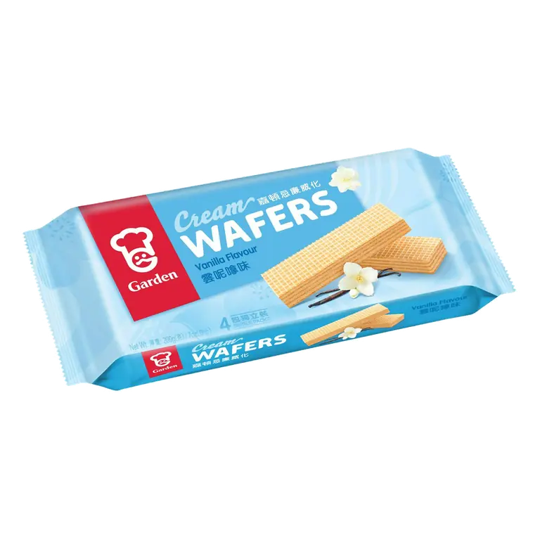 Cream Wafers Vanilla Flavour x4 200g